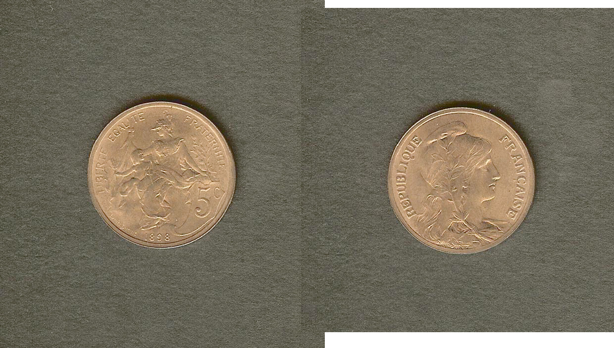 5 centimes Dupuis 1898 BU